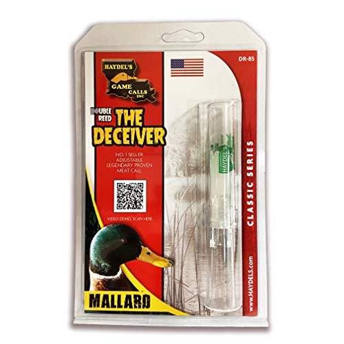 Haydels Game calls Inc. DR-85 Mallard Duck Call for Hunting, Doub...