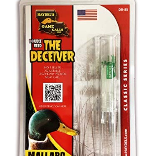 Haydels Game calls Inc. DR-85 Mallard Duck Call for Hunting, Doub...