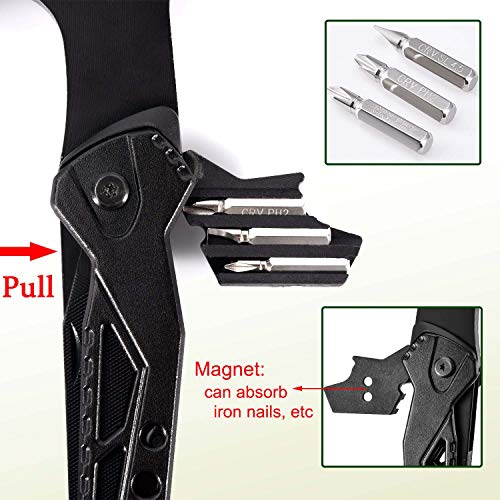 Camping Multitool Accessories Gifts for Men: 15-in-1 Pocket Fold C...