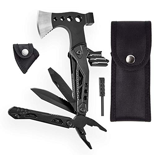 Camping Multitool Accessories Gifts for Men: 15-in-1 Pocket Fold C...