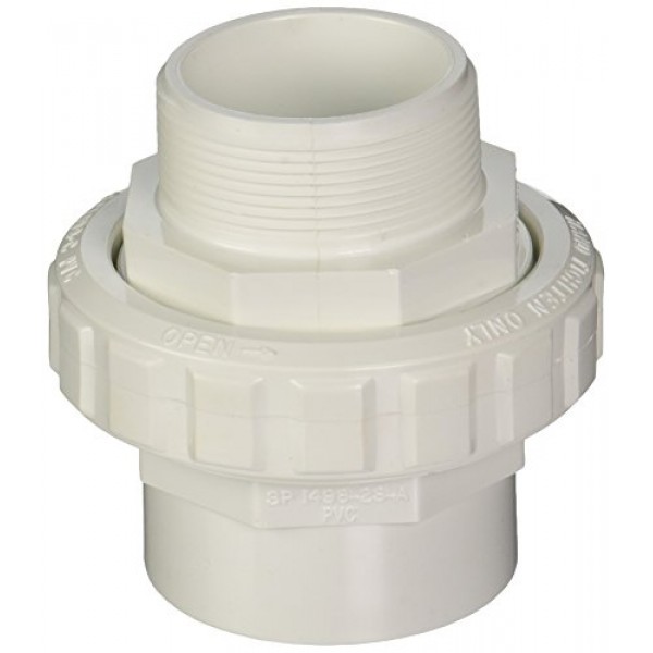 Hayward SP14983S 2-Inch MIP by 2-Inch Socket White PVC Flush Male/...