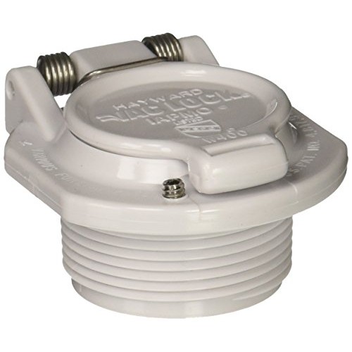 Hayward W400BWHP White Free Rotation Vacuum Lock Safety Wall Fitti...