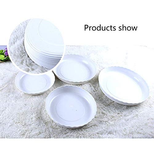 Brainver 6 Packs Wave Plant Saucer - Plastic Flower Pot Drip Trays...