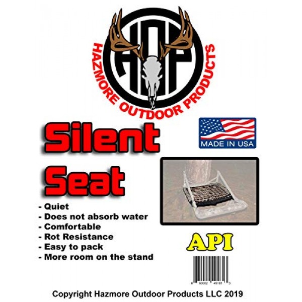 Hazmore Silent Seat replacement tree stand seat for API tree stand 