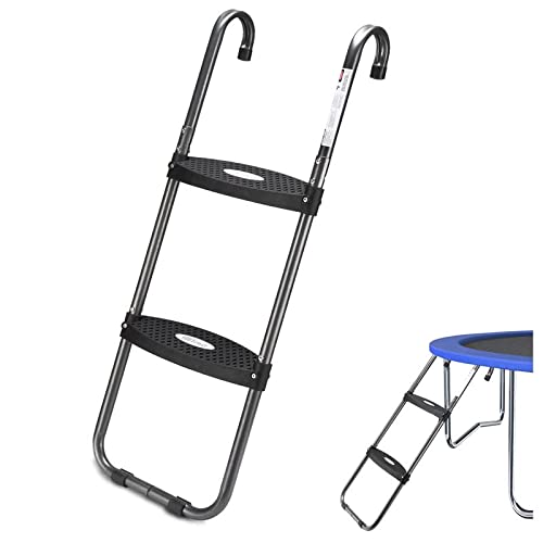 HBTower Trampoline Ladder with Horizontal and Wide Steps, Universa...