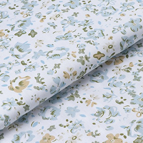 Healifty 7pcs Squares Bundle Floral Cotton Craft Fabric for Patchw...
