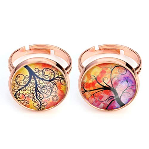 Healifty Glass Cabochons Glass Dome Cabochons Round Cabochons for ...