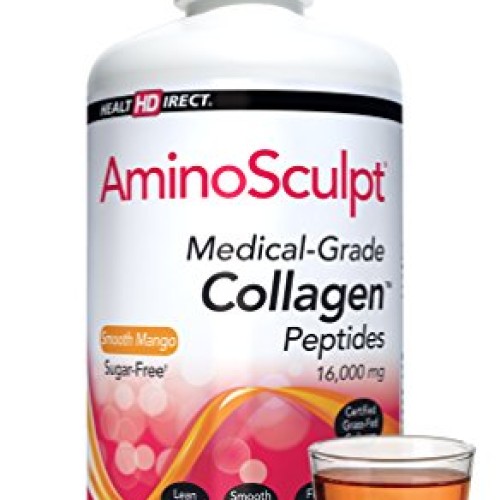 Health Directs AminoSculpt Sugar-Free Type 1 Liquid Collagen Pept...