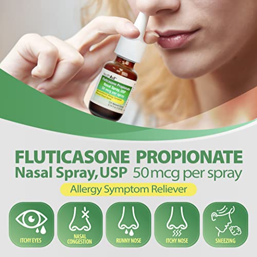 HealthA2Z Fluticasone Propionate Nasal Sprays, 2 Pack * 120 Sprays...