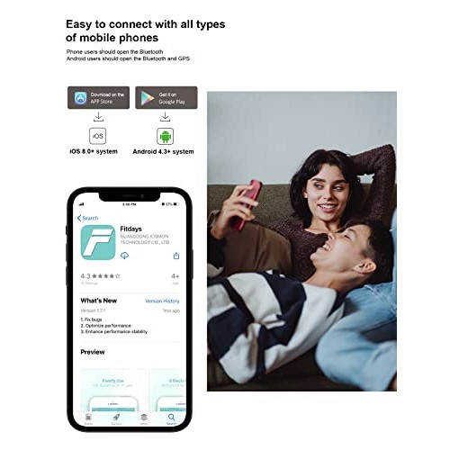 Body Fat Scale Smart BMI Scale Digital Bathroom Wireless Weight Sc...