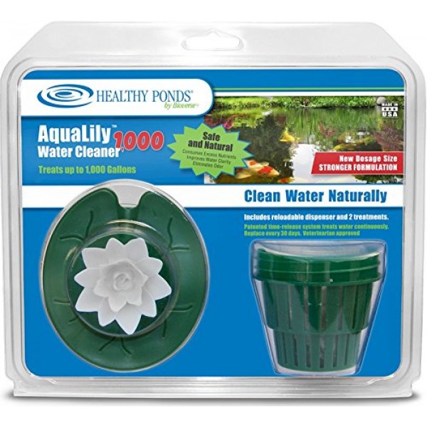 Healthy Ponds 52301 AquaLily Water Cleaner 1,000 - Reloadable Disp...