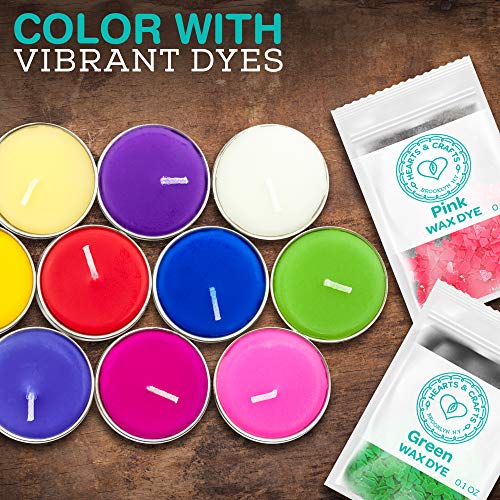 Hearts and Crafts Soy Wax and DIY Candle Making Supplies | 5lb Bag...