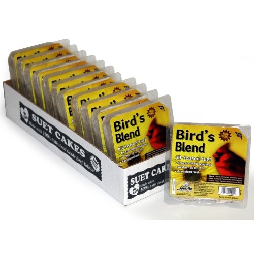 Heath Outdoor Products DD4-12 Birdies Blend Suet Cake, Case of 12
