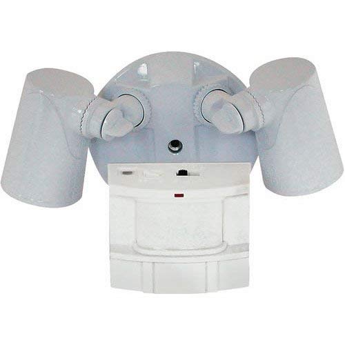 Heath Zenith HZ-5411-WH Heavy Duty Motion Sensor Security Light, W...