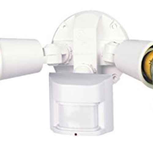 Heath Zenith HZ-5411-WH Heavy Duty Motion Sensor Security Light, W...