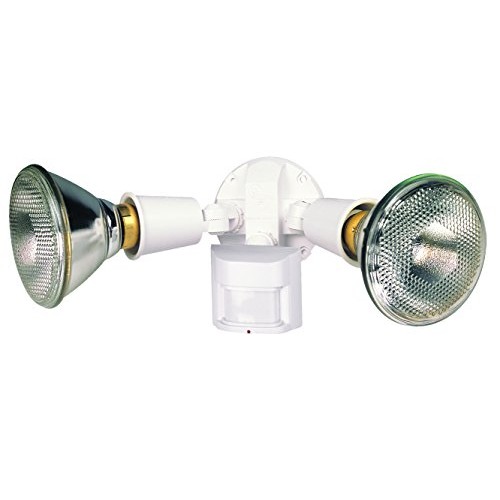 Heath Zenith HZ-5411-WH Heavy Duty Motion Sensor Security Light, W...