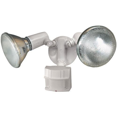 Heath Zenith HZ-5411-WH Heavy Duty Motion Sensor Security Light, W...