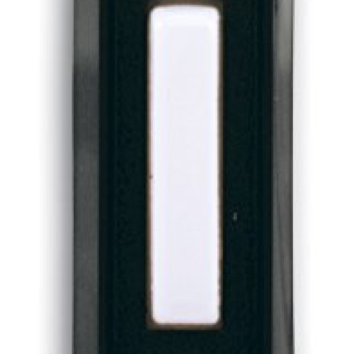 Heath Zenith SL-664-02 Wired Push Button, Black Finish with White ...