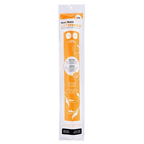 HeatnBond SoftStretch Lite Iron-On Adhesive Adhesive, 17 Inches x ...