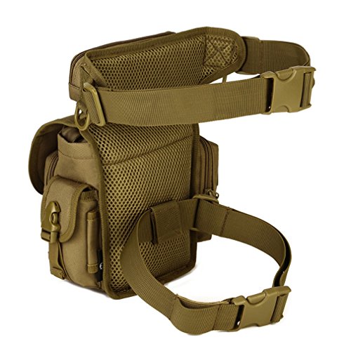 Hebetag Tactical Military Outdoor Waist Fanny Pack Leg Bag for Men...