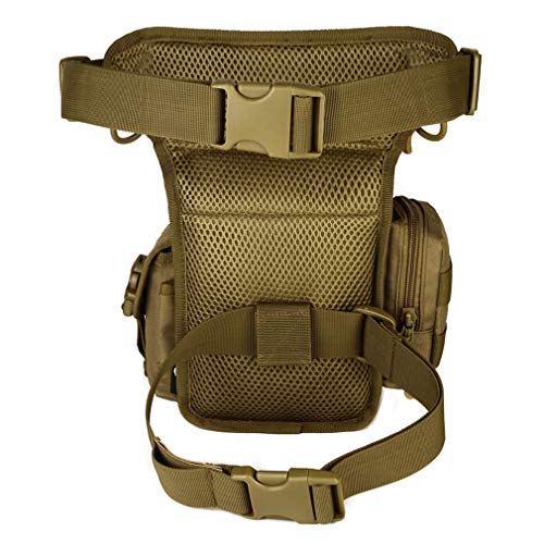 Hebetag Tactical Military Outdoor Waist Fanny Pack Leg Bag for Men...
