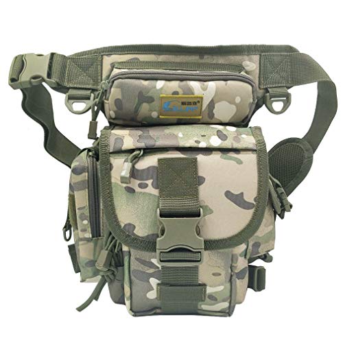 Hebetag Tactical Waist Pack Fishing Sling Shoulder Bag for Men Wom...