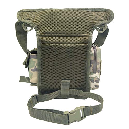Hebetag Tactical Waist Pack Fishing Sling Shoulder Bag for Men Wom...