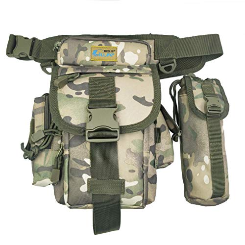 Hebetag Tactical Waist Pack Fishing Sling Shoulder Bag for Men Wom...