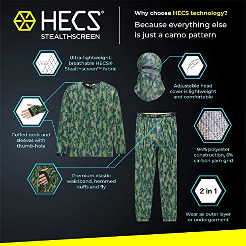 HECS Hunting 3-Piece HECStyle Camo Suit - Deer and Turkey Hunting ...