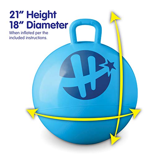 Hedstrom Hopper Ball, Bouncing, Hearts and Butterflies, 18 Inch