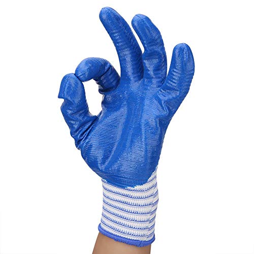 HEEPDD 5 Pcs Bite-Proof Animal Handling Gloves Short Rubber Zebra ...