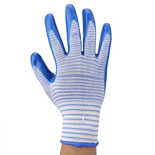 HEEPDD 5 Pcs Bite-Proof Animal Handling Gloves Short Rubber Zebra ...