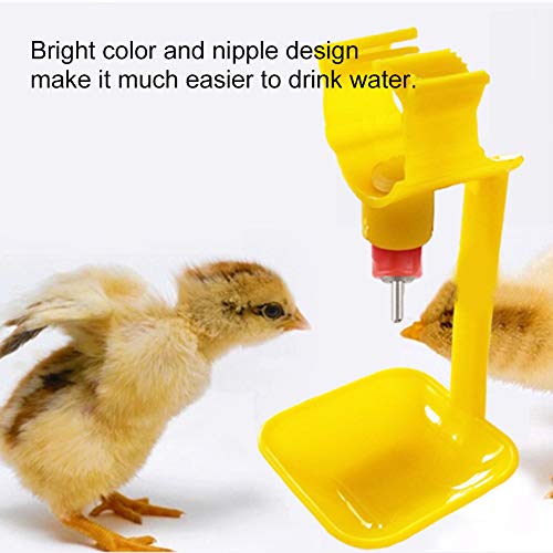 HEEPDD 50Pcs Automatic Water Nipple Drinker Waterer Feeder Poultry...