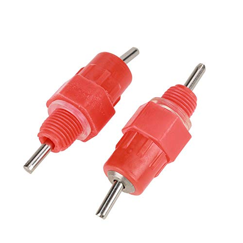 HEEPDD 50Pcs Automatic Water Nipple Drinker Waterer Feeder Poultry...