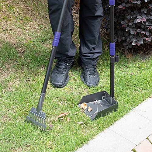 Heeyoo Dog Pooper Scooper, Dog Poop Tray and Rake Set, Pet Waste R...