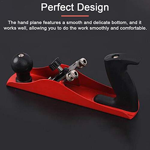 Woodworking Hand Plane Adjustable Smooth Bench Planer with Anti-Ru...