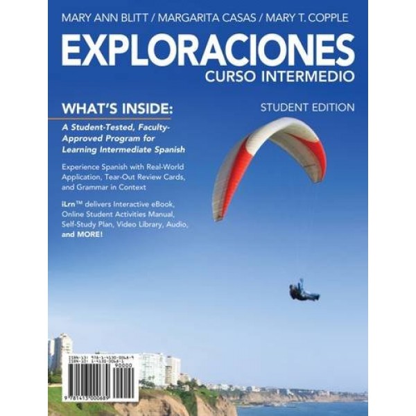Exploraciones Curso Intermedio with iLrn Printed Access Card Wo...