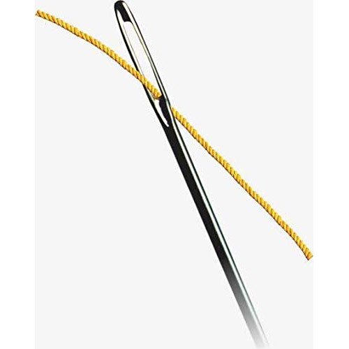 Hekisn Large-Eye Blunt Needles, 9 Piece Stainless Steel Yarn Knitt...