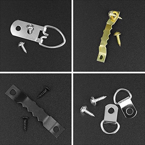 HELIFOUNER Picture Hanging Kit 480 PCS, Photo Frame Hanging Hooks ...