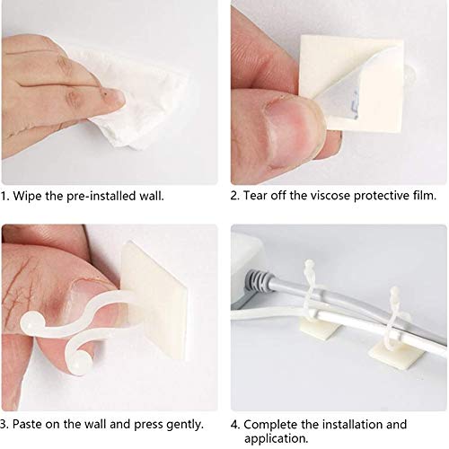 Plant Climbing Wall Fixture Clips - Plant Support Clips Garden Veg...