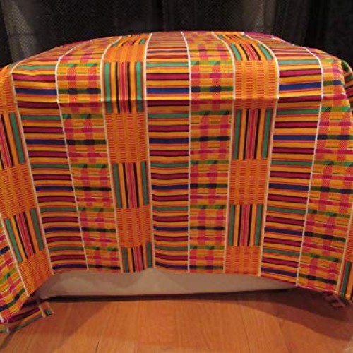 African Kente Print #3- Serengeti Fabric 1 Yard Kente African Pr...