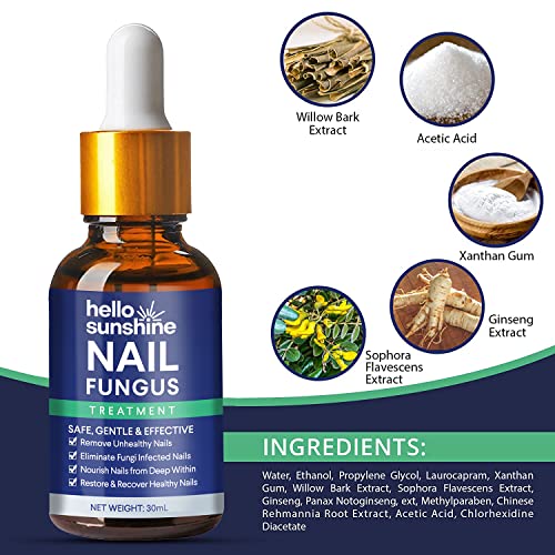 Nail Fungus Treatment for Toenail Extra Strength, Antifungal Solut...