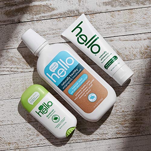 Hello Peace Out Plaque, Antigingivitis Alcohol Free Mouthwash, Nat...