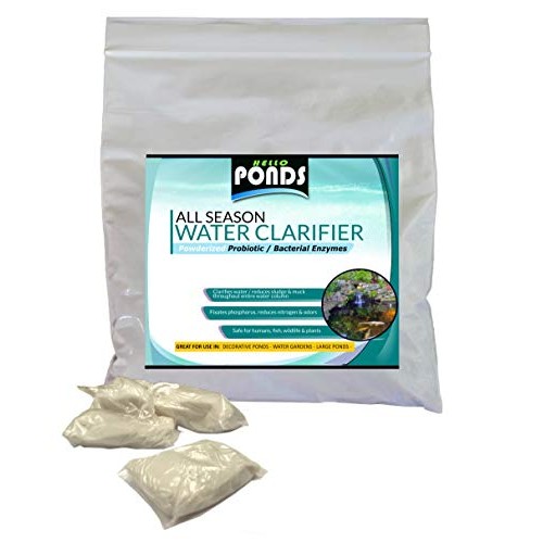 Pond Water Clarifier - Powder Bacteria for Small Ponds, Water Gard...