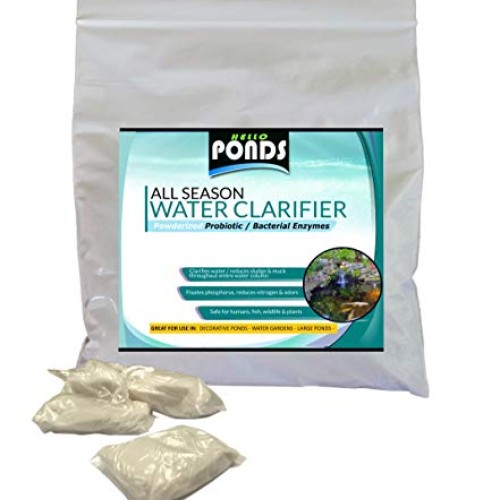 Pond Water Clarifier - Powder Bacteria for Small Ponds, Water Gard...