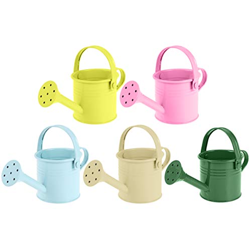 Hemoton Metal Watering Can, 5pcs Simple Kids Watering Can, Childre...