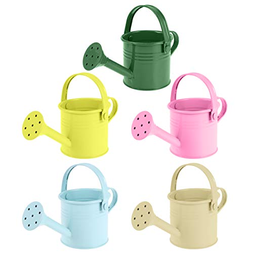 Hemoton Metal Watering Can, 5pcs Simple Kids Watering Can, Childre...
