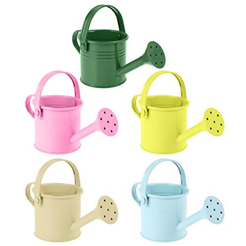 Hemoton Metal Watering Can, 5pcs Simple Kids Watering Can, Childre...