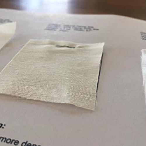 60% Hemp 40% Silk Blended Fabric by The Yard 57 inch, Natural - 5...