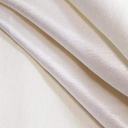 60% Hemp 40% Silk Blended Fabric by The Yard 57 inch, Natural - 5...